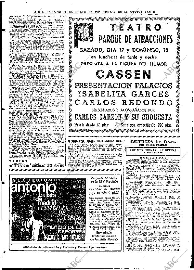 ABC MADRID 12-07-1969 página 88