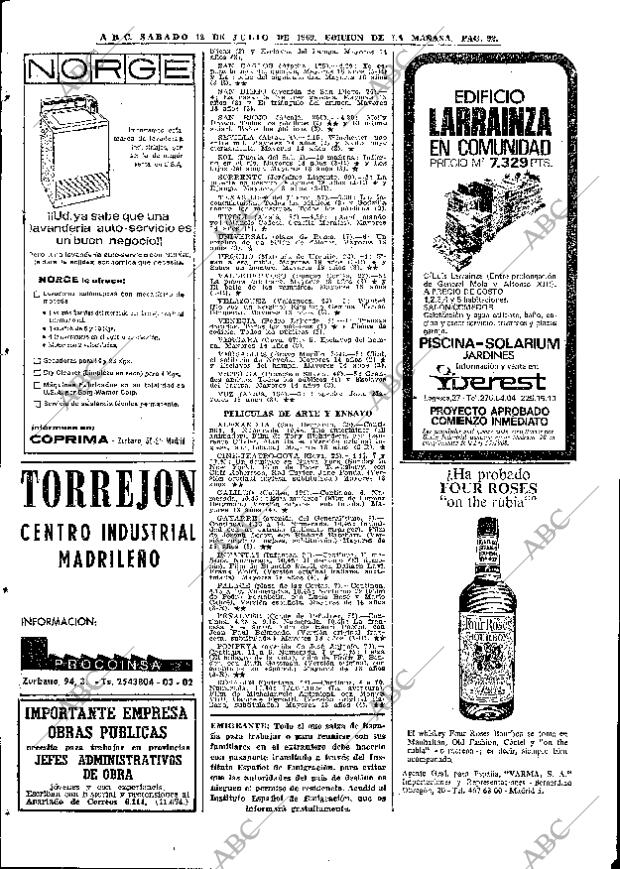ABC MADRID 12-07-1969 página 92