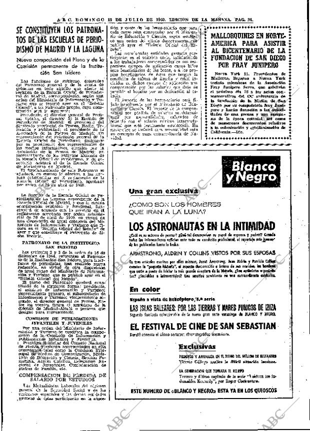 ABC MADRID 13-07-1969 página 25