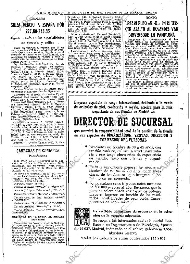 ABC MADRID 13-07-1969 página 61