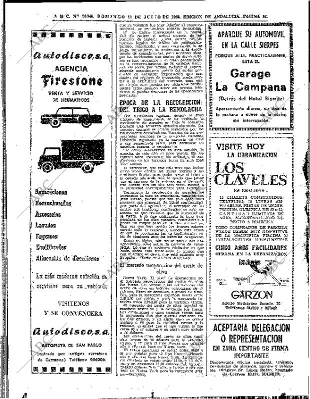 ABC SEVILLA 13-07-1969 página 54