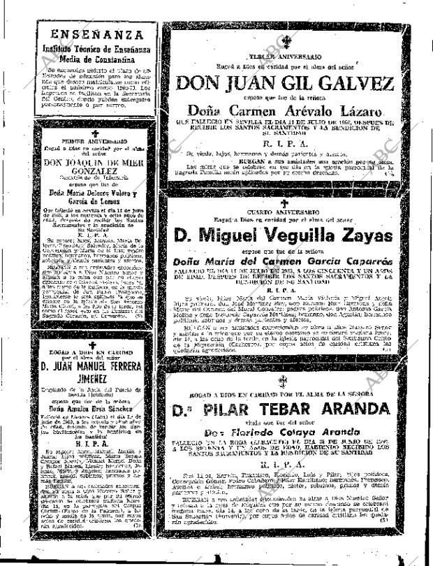 ABC SEVILLA 13-07-1969 página 77