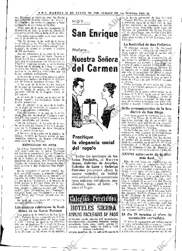 ABC MADRID 15-07-1969 página 42