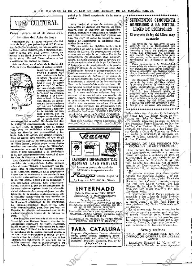 ABC MADRID 15-07-1969 página 47