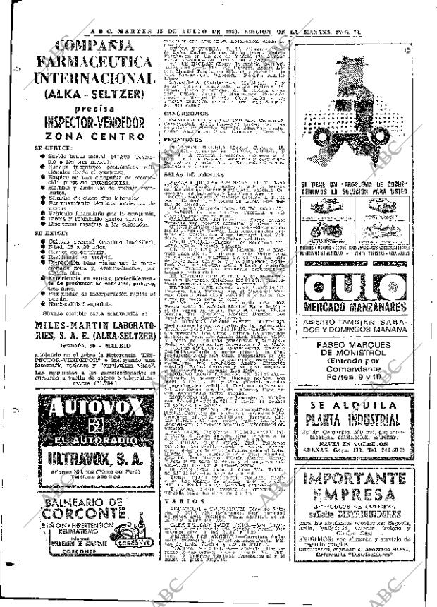 ABC MADRID 15-07-1969 página 78