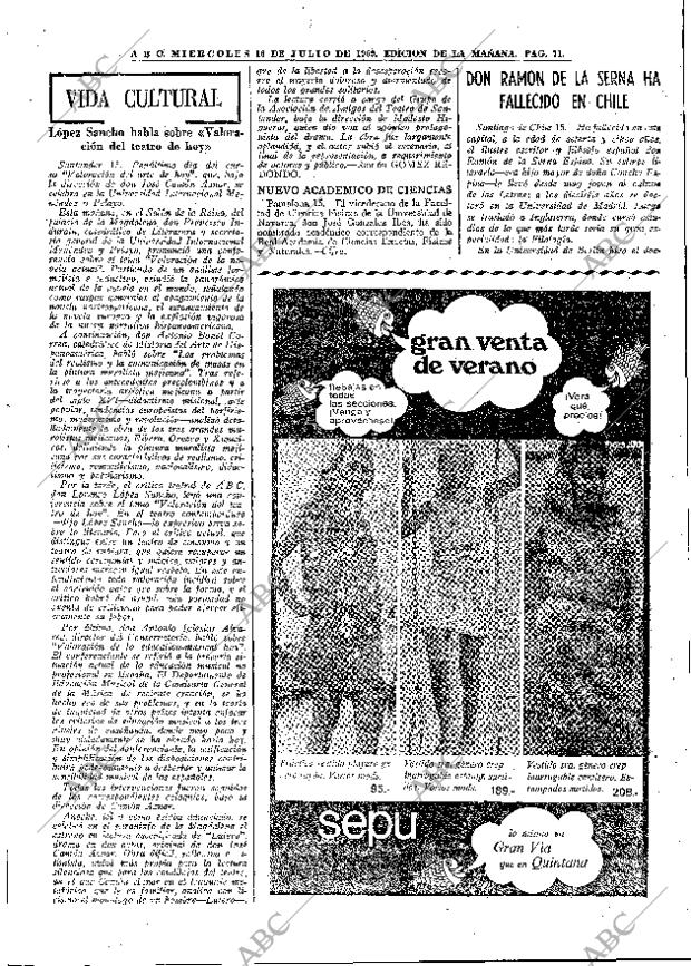ABC MADRID 16-07-1969 página 71
