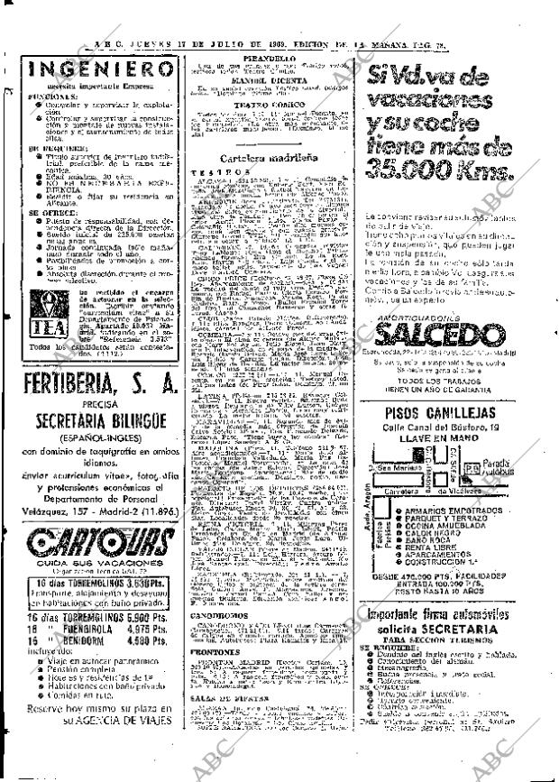 ABC MADRID 17-07-1969 página 78