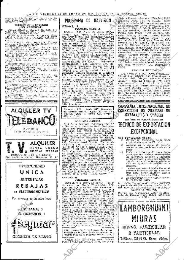 ABC MADRID 18-07-1969 página 66