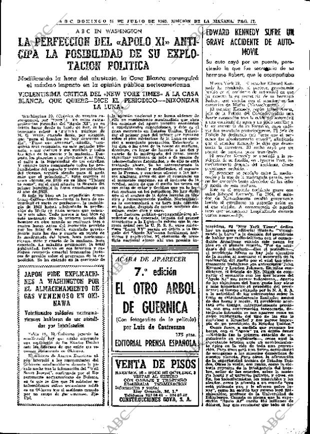 ABC MADRID 20-07-1969 página 17