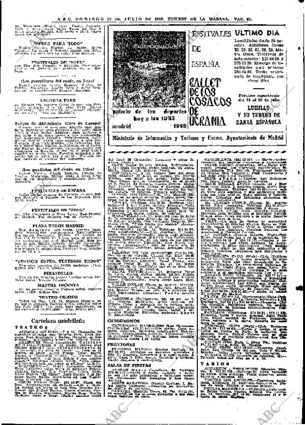 ABC MADRID 20-07-1969 página 65