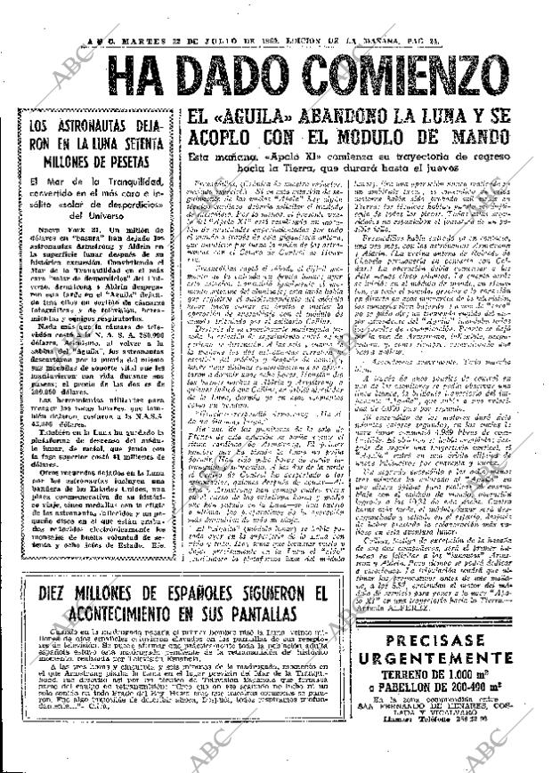 ABC MADRID 22-07-1969 página 24