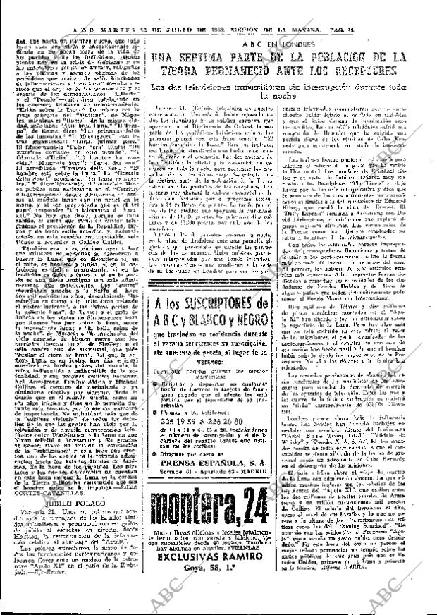 ABC MADRID 22-07-1969 página 28