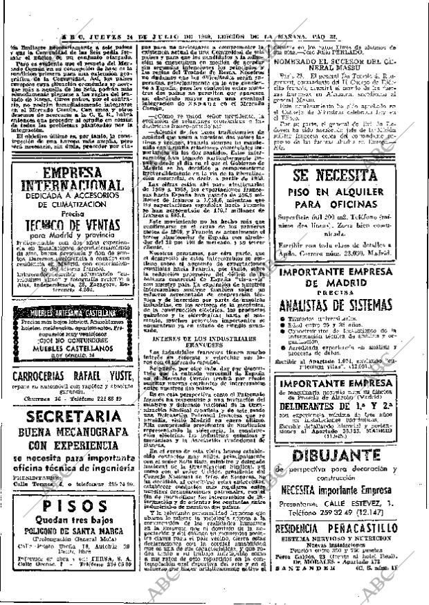 ABC MADRID 24-07-1969 página 32