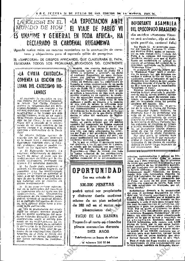 ABC MADRID 24-07-1969 página 35