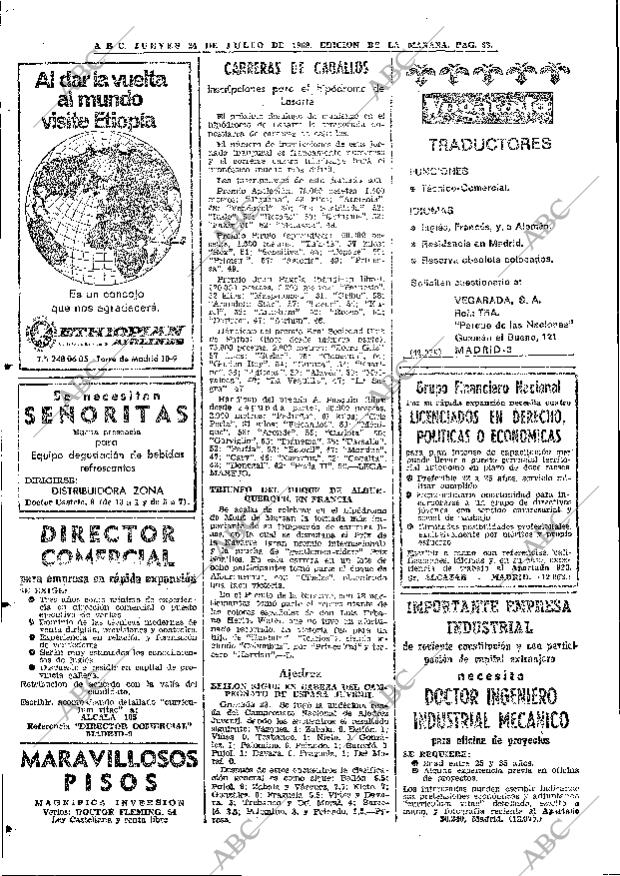 ABC MADRID 24-07-1969 página 68