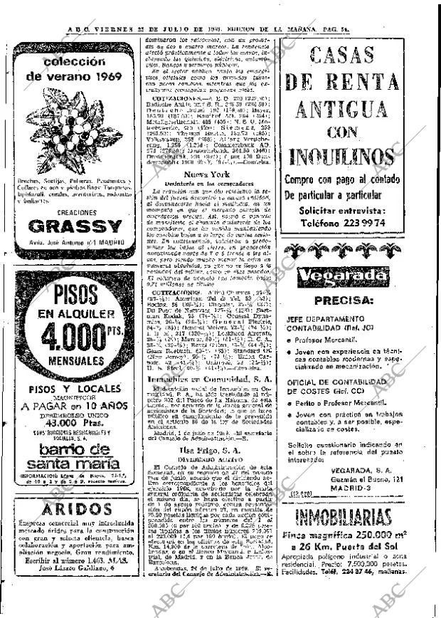 ABC MADRID 25-07-1969 página 54