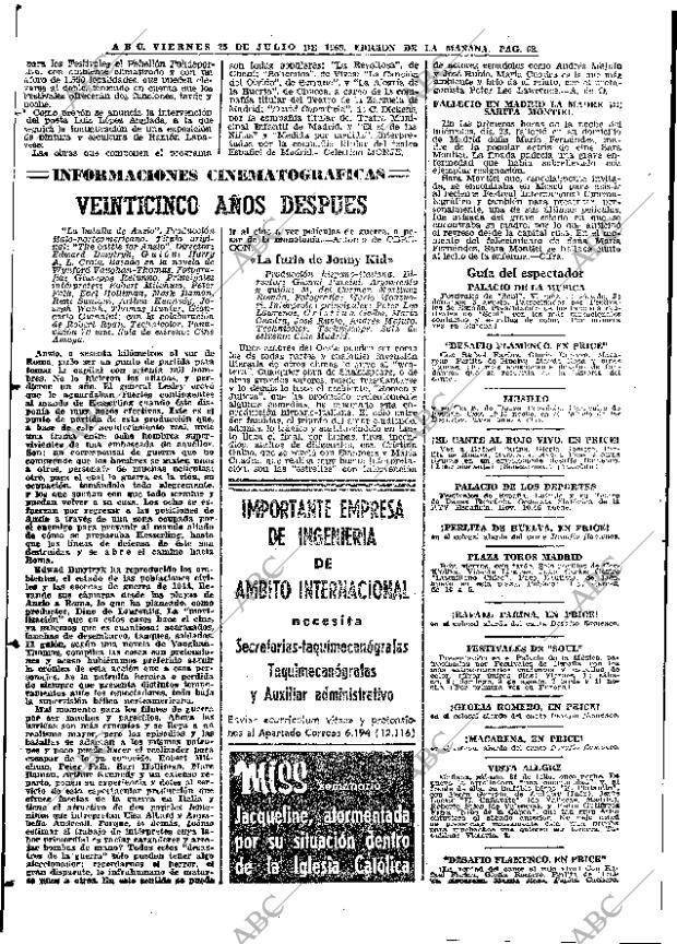 ABC MADRID 25-07-1969 página 62