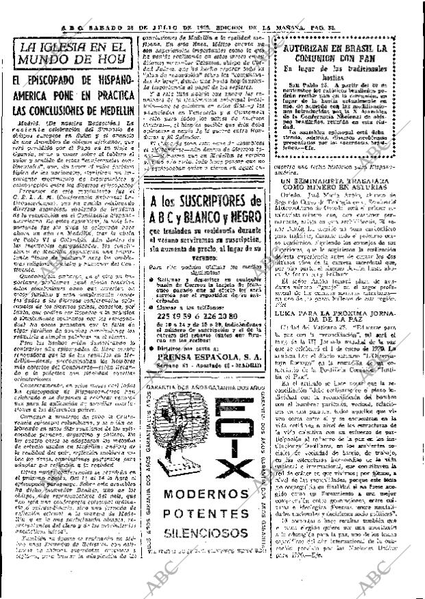 ABC MADRID 26-07-1969 página 32