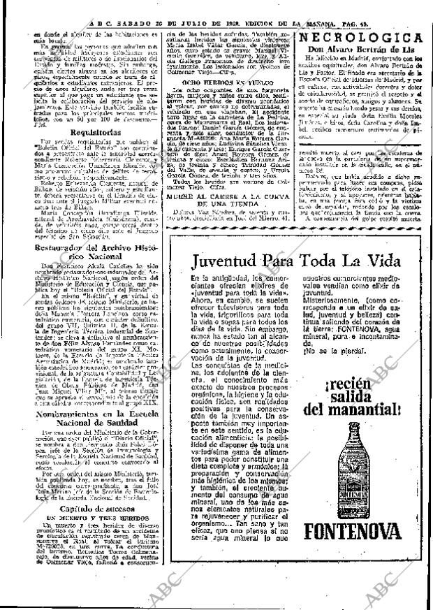 ABC MADRID 26-07-1969 página 49