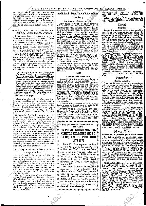 ABC MADRID 26-07-1969 página 61