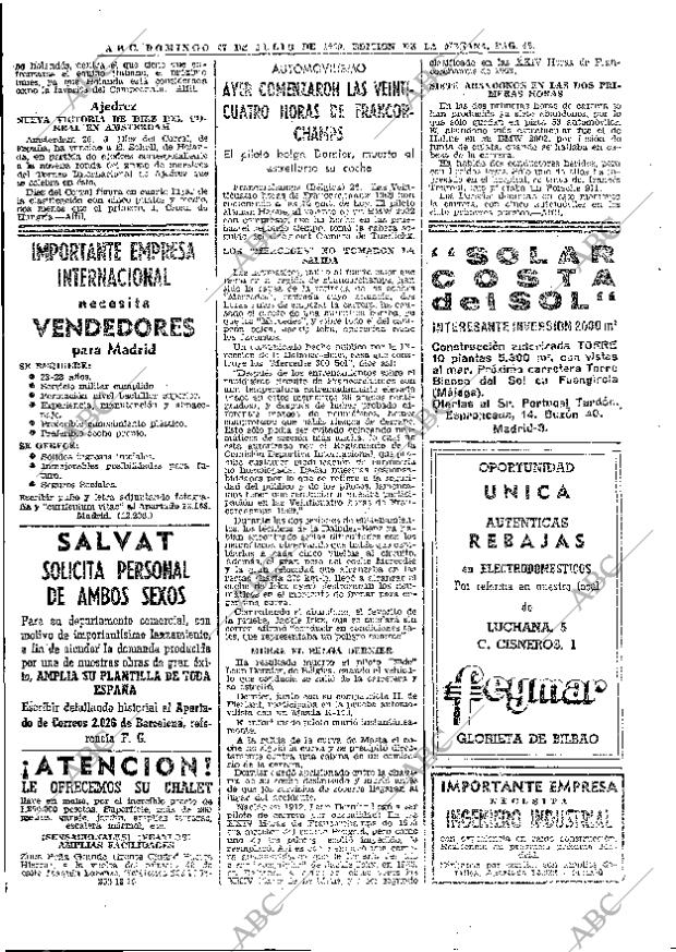 ABC MADRID 27-07-1969 página 42