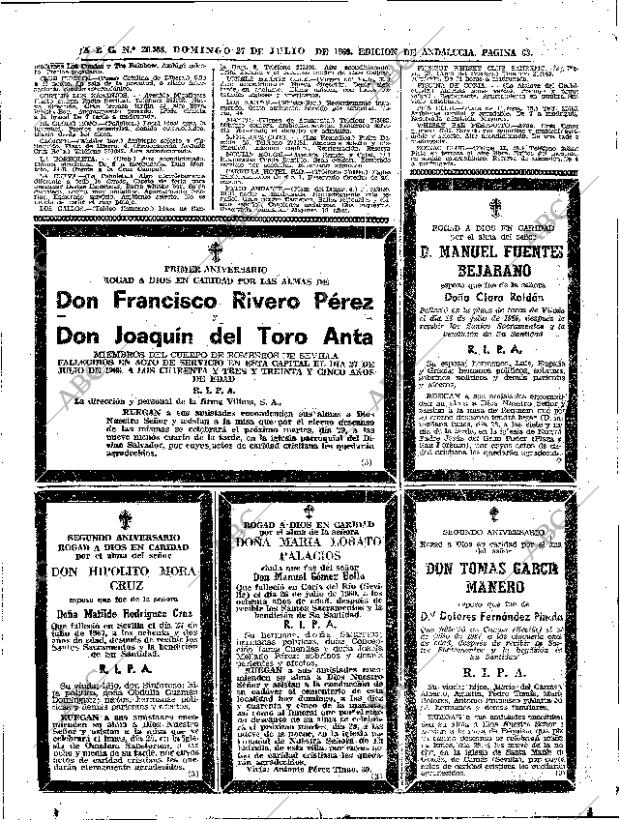 ABC SEVILLA 27-07-1969 página 68