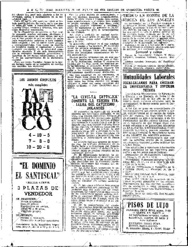 ABC SEVILLA 29-07-1969 página 48
