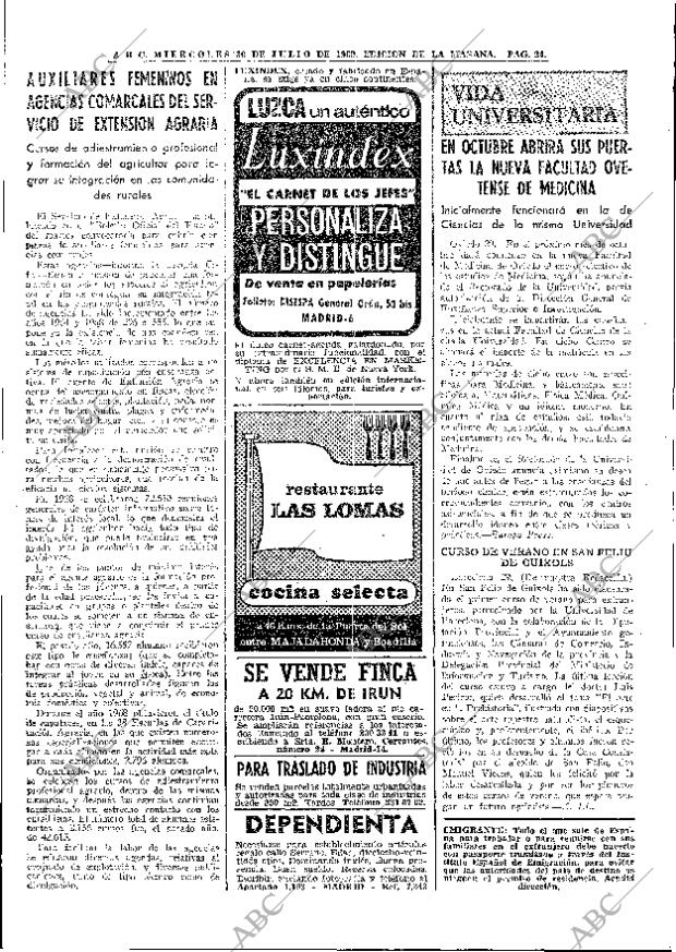 ABC MADRID 30-07-1969 página 24