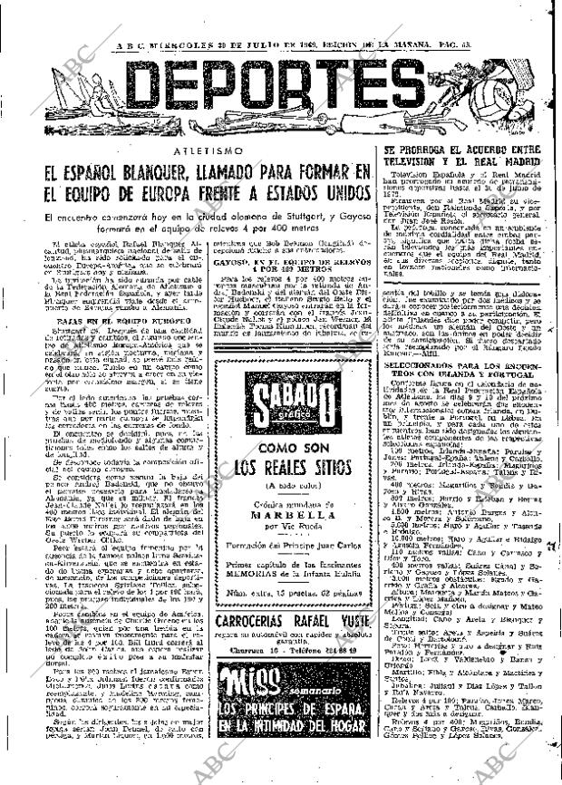 ABC MADRID 30-07-1969 página 55