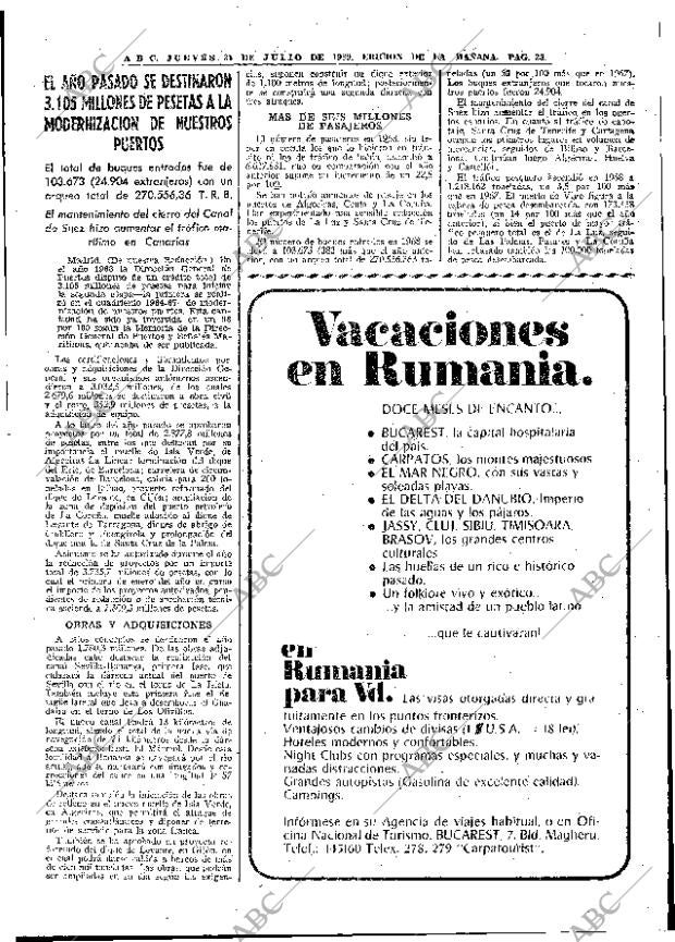 ABC MADRID 31-07-1969 página 23