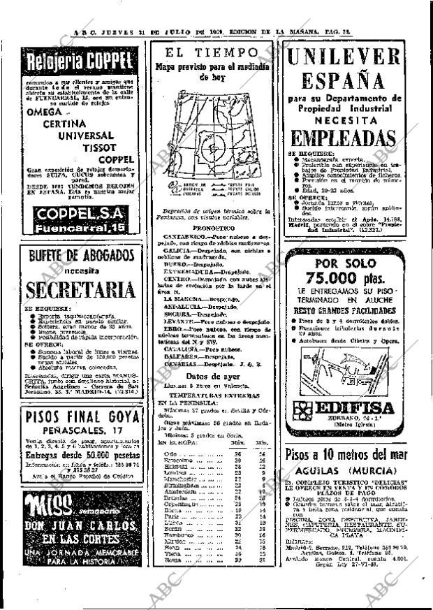 ABC MADRID 31-07-1969 página 34