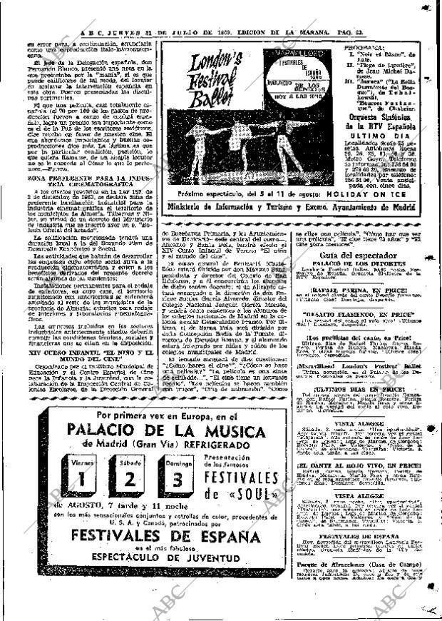 ABC MADRID 31-07-1969 página 63