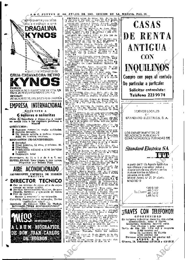 ABC MADRID 31-07-1969 página 66