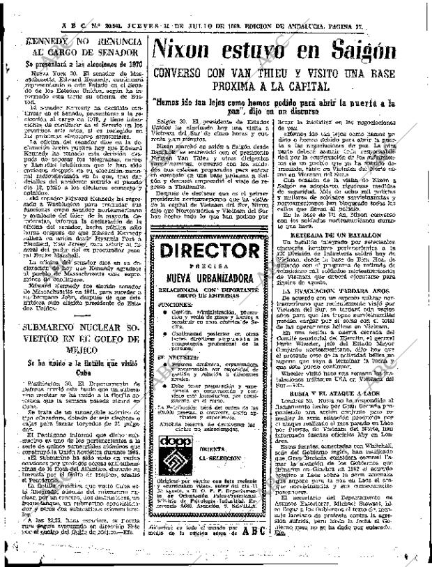 ABC SEVILLA 31-07-1969 página 17