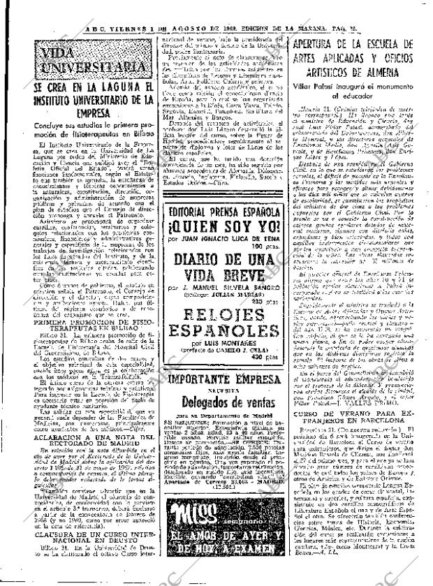 ABC MADRID 01-08-1969 página 22