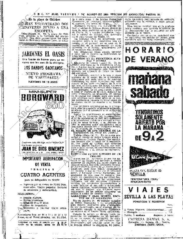 ABC SEVILLA 01-08-1969 página 32