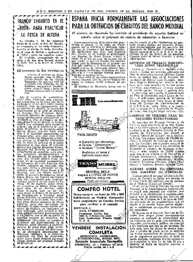 ABC MADRID 03-08-1969 página 23