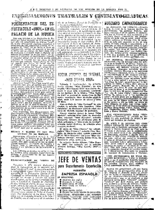 ABC MADRID 03-08-1969 página 51