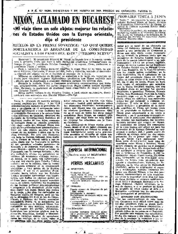 ABC SEVILLA 03-08-1969 página 21