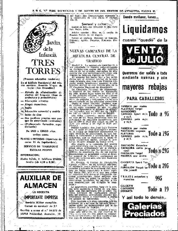 ABC SEVILLA 03-08-1969 página 32