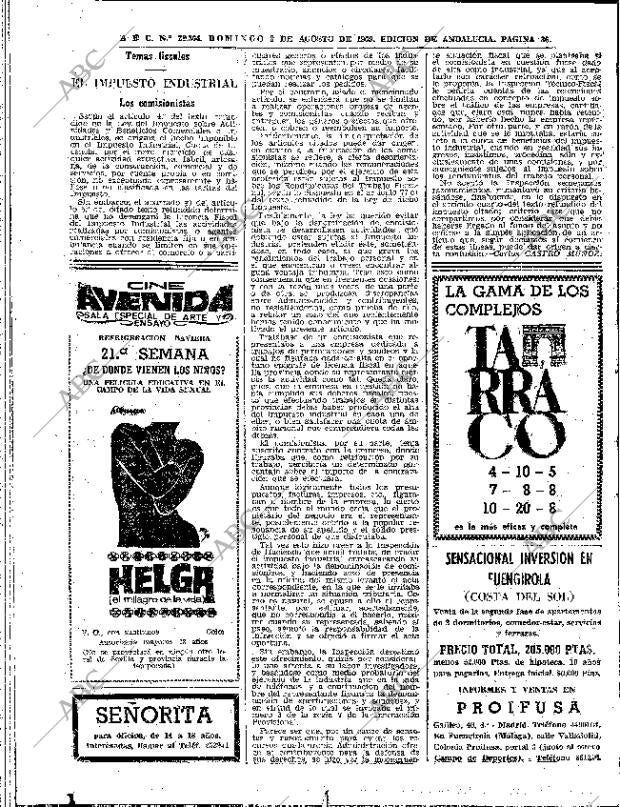 ABC SEVILLA 03-08-1969 página 36