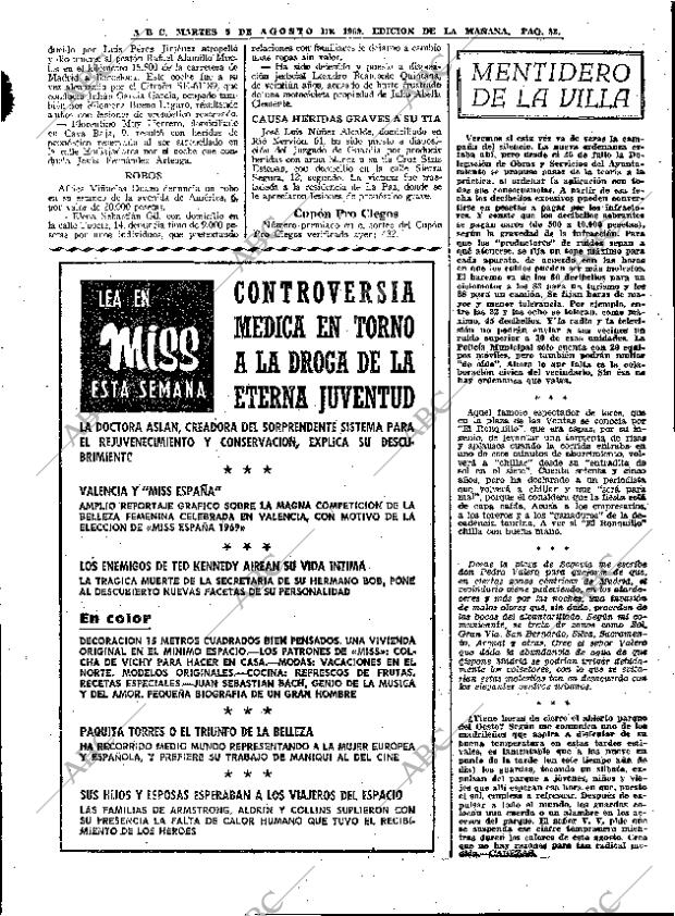ABC MADRID 05-08-1969 página 31
