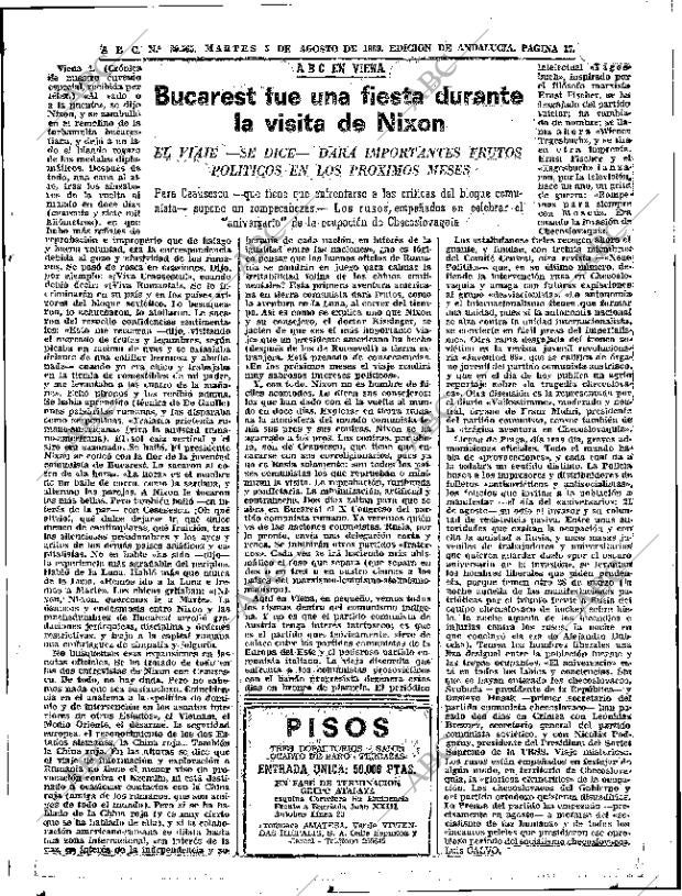 ABC SEVILLA 05-08-1969 página 17