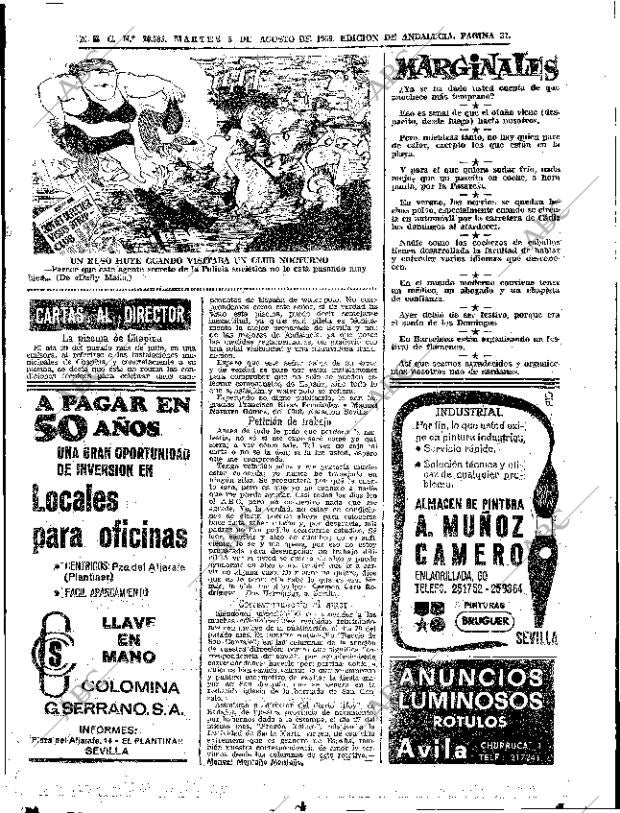 ABC SEVILLA 05-08-1969 página 37