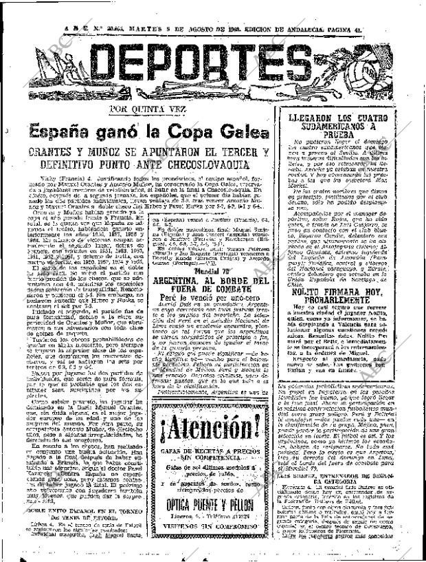 ABC SEVILLA 05-08-1969 página 41