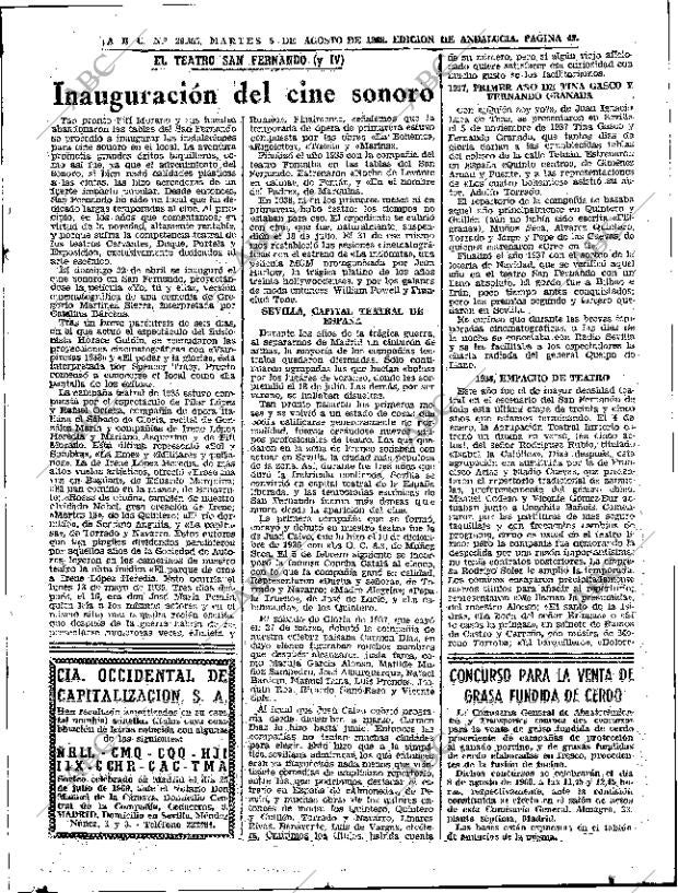 ABC SEVILLA 05-08-1969 página 49