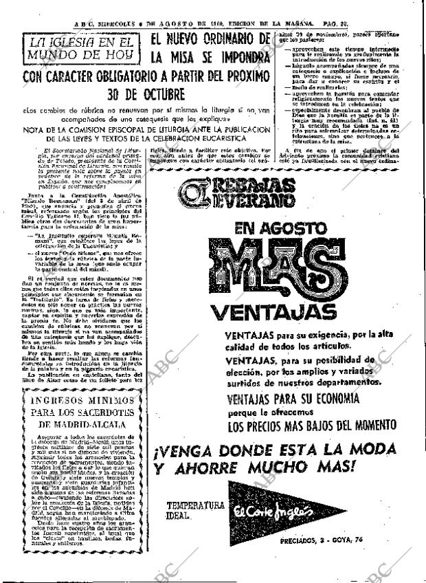 ABC MADRID 06-08-1969 página 23