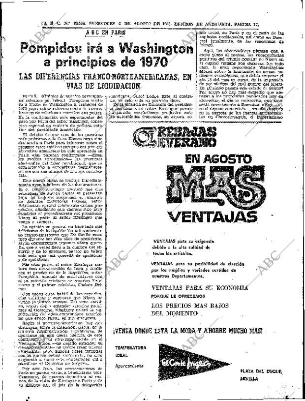 ABC SEVILLA 06-08-1969 página 17