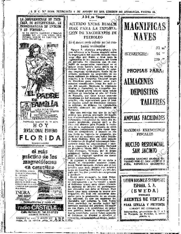 ABC SEVILLA 06-08-1969 página 22