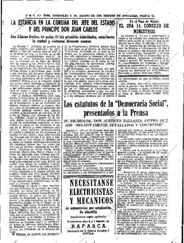 ABC SEVILLA 06-08-1969 página 23